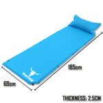 Double Self Inflating Air Bed Mattress – Blue