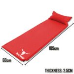 Double Self Inflating Air Bed Mattress – Red