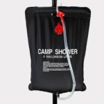 Pop Up Privacy Shower Tent with 20L Camp Shower – Green