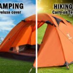 2 Person Portable Outdoor Lightweight Tent – Orange