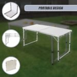 120cm Folding Aluminium Camping Table