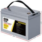 Giantz 120AH Deep Cycle AGM Battery