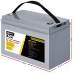 Giantz 135AH Deep Cycle AGM Battery