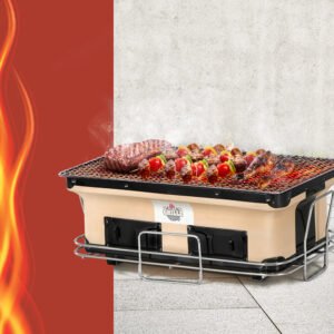 Grillz Portable Ceramic Charcoal BBQ