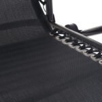 2 x Zero Gravity Folding Chairs – Black