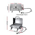 Grillz Portable Gas BBQ with Grill