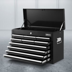 Gianzt 10-Drawer Tool Box - Black