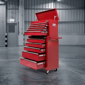 Giantz 14-Drawer Tool Trolley - Red