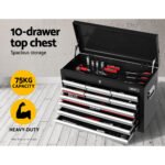 Giantz 17-Drawer Tool Chest – Black and Grey