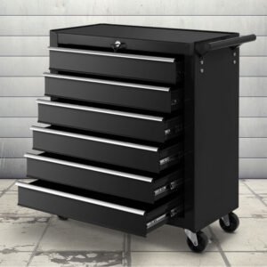 Giantz 6-Drawer Tool Cart - Black