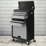 Giantz 7-Draw Tool Box – Black and Grey