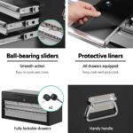 Giantz 7-Draw Tool Box – Black and Grey