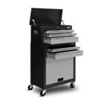 Giantz 7-Draw Tool Box – Black and Grey