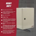 Steel Electrical Junction Box Enclosure – 400 x 300 x 200mm