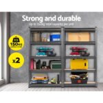 Giantz 1.5m Steel Garage Shelves x 2