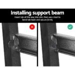 Giantz 1.5m Steel Garage Shelves x 2