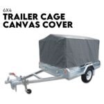 6 x 4 foot Heavy-Duty Canvas Trailer Cover.