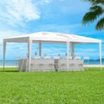 3 x 6m Outdoor Gazebo – White