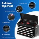 Giantz 12-Drawer Tool Chest – Black