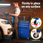 Giantz 3-Drawer Tool Chest Workbench Trolley – Blue