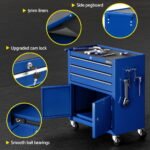 Giantz 3-Drawer Tool Chest Workbench Trolley – Blue