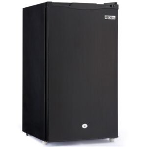 Gecko 95L Upright Fridge Freezer 12V/24V/240V - Black