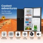 Gecko 95L Portable Dual Door Fridge/Freezer 12V/24V/240V – Black