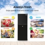 Gecko 95L Portable Dual Door Fridge/Freezer 12V/24V/240V – Black