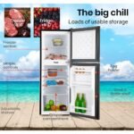 Gecko 95L Portable Dual Door Fridge/Freezer 12V/24V/240V – Black