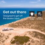 Gecko 95L Portable Dual Door Fridge/Freezer 12V/24V/240V – Black