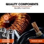 ROSSI 120 Amp Portable Inverter MMA MAG Gasless Lift-Arc Welder