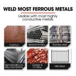 ROSSI 120 Amp Portable Inverter MMA MAG Gasless Lift-Arc Welder