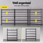 Giantz 1.8 x 1.2m 5-Tier Garage Shelving Rack x 3