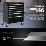 BULLET Pro 7 Drawer Tool Box Cabinet Trolley – Black