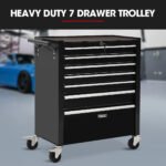 BULLET Pro 7 Drawer Tool Box Cabinet Trolley – Black