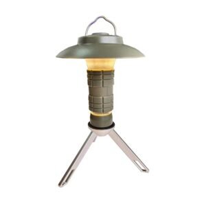 Portable Outdoor Camping Lantern with Tripod Stand - Green