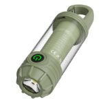 Tri-Colour Portable Camping Lantern & Flashlight – Green