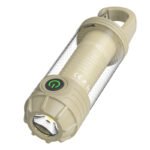 Tri-Colour Portable Camping Lantern & Flashlight – Khaki