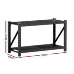 Giantz 0.9M Garage Shelving Workbench Rack x 2