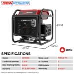 Genpower GP3600i 3.2kW Open Frame Inverter Generator