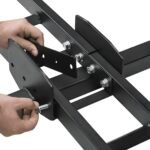 Tow-Hitch Mounted Motorcycle Carrier