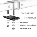 Tow-Hitch Mounted Motorcycle Carrier with Brake Lights