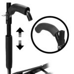 Tow-Hitch Mounted Motorcycle Carrier with Brake Lights