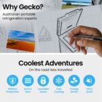 Gecko 100L Portable Chest Freezer, 12V/24V/240V