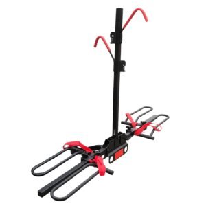 Folding Double Bicycle Rack - Towbar Hitch Mount
