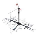Folding Double Bicycle Rack – Towbar Hitch Mount
