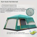 Tasman 3-5 Person Pop-Up Tent – Green
