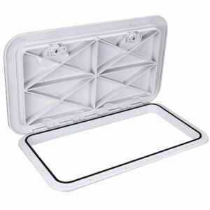 White Marine Boat Access Hatch / Inspection Storage Lid