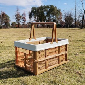 Collapsible Storage Basket - Brown