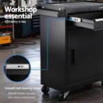 Giantz Single Drawer Tool Trolley – Black